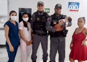 PMs salvam recém-nascido engasgado com leite materno em Timon: “Sentimento inexplicável”