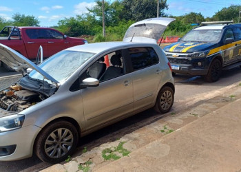 Veículo furtado em Minas Gerais é recuperado pela PRF no Piauí; mulher é presa por receptação