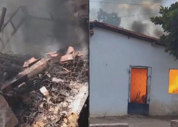Homem é preso suspeito de atear fogo na casa da própria mãe em Barro Duro