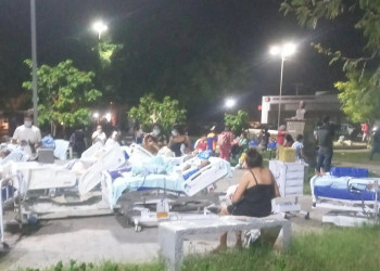 Incêndio atinge hospital no Piauí e pacientes são levados para a rua; vídeo!