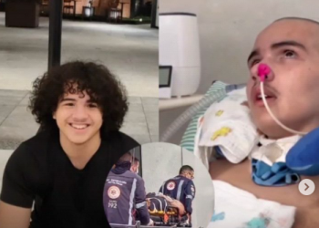 Vaquinha online busca arrecadar R$ 70 mil para tratamento de jovem baleado pela ex-namorada dentro de colégio em Teresina