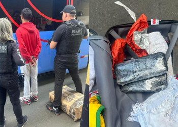 Passageiro é preso com “supermaconha” dentro de ônibus em Teresina; droga avaliada em R$ 100 mil