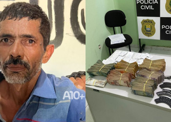 Homem é preso suspeito de roubar R$ 100 mil de posto no PI; funcionário teria passado informações