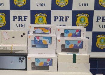 PRF apreende mais de 20 celulares importados ilegalmente em Floriano