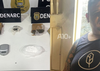 Denarc prende “Gordinho da Praça”, suspeito de tráfico de drogas na zona Sul de Teresina