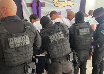 Draco deflagra operação e prende 8 internos do CEM por suspeita de organização criminosa no Piauí