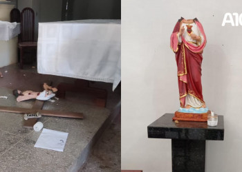 No Piauí, igreja que sofreu ataque e teve imagens quebradas faz campanha para restauração
