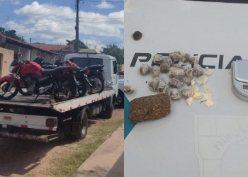 PM recupera quatro motocicletas roubadas e apreende adolescente com drogas em Teresina