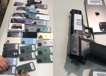 IPhones de última geração e arma são apreendidos em nova fase da Interditados, no Piauí