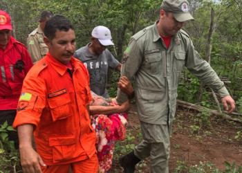Idoso é resgatado em mata após ficar dois dias desaparecido no interior do Piauí