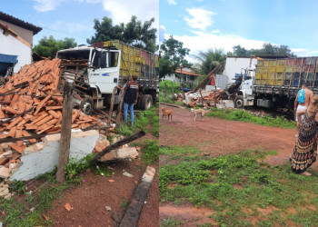 Passageiro morre após caminhão atingir residência às margens da BR-222, no Piauí