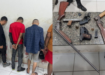 Quadrilha fortemente armada suspeita de arrastões é presa após perseguição em Timon, no Maranhão