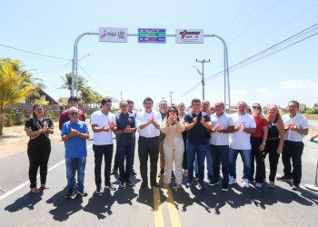 Com investimento de R$ 3,5 milhões, Rafael Fonteles inaugura alargamento da PI-116 em Luís Correia