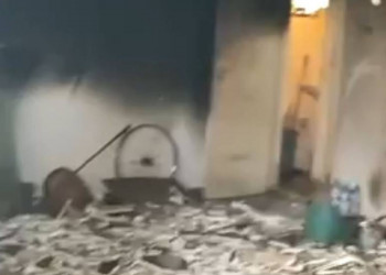 Incêndio atinge fábrica desativada na zona Sudeste de Teresina; vigia fica gravemente ferido