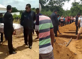 Sob forte comoção, piauienses mortos em tragédia no litoral de SP são sepultados