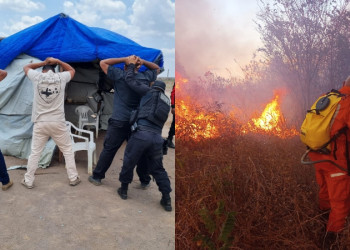 Dupla presa por disputa de terras é suspeita de incêndio de grandes proporções no Sul do Piauí