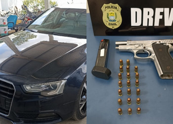 Polícia prende mulher com arma e veículo de luxo avaliado em mais de R$ 350 mil em Teresina