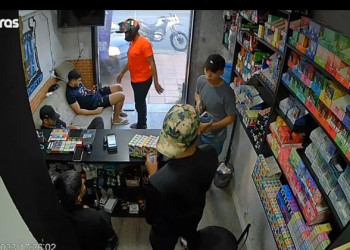 Vídeo: criminosos fazem arrastão em loja na zona Sul de Teresina; assista