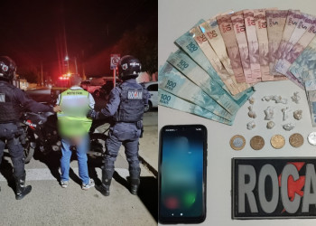 Mototaxista é preso em flagrante suspeito de tráfico de drogas em Picos, no Piauí