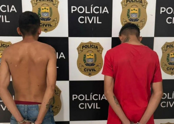 Irmãos são presos em flagrante com arma e pássaro silvestre em residência no interior do Piauí