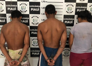 Polícia Civil prende trio suspeito de tráfico de drogas em Luzilândia e apreende entorpecentes