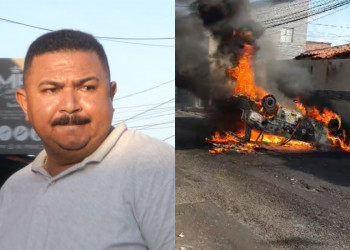 Homem que salvou motorista de carro em chamas no PI conta momentos de desespero: “bastante queimado