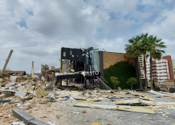 Vasto Restaurante: imagens da destruição após explosão em Teresina