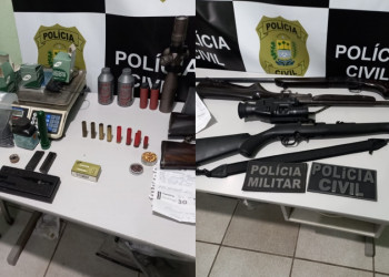 Homem é preso com diversas armas, munições, animais silvestres e carne de caça no Piauí