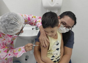 No Piauí, 15 cidades já vacinam crianças de 3 e 4 anos contra a covid-19