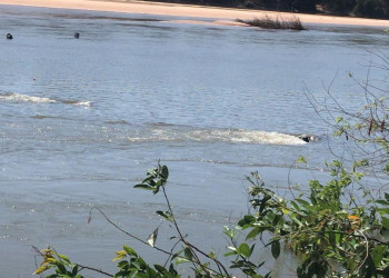 Corpo é encontrado preso em draga no rio Parnaíba, em Timon
