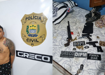 Líder da facção Bonde dos 40 é preso pelo Greco em sítio no Piauí