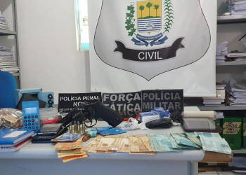 Polícia deflagra operação e prende três pessoas por tráfico no Piauí; drogas e armas são apreendidas