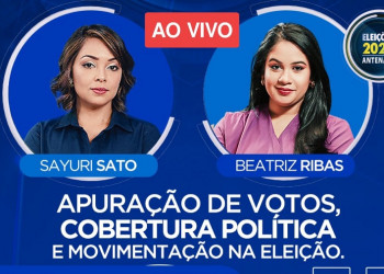 Assista à transmissão da TV Antena 10 sobre a cobertura das Eleições 2022 no Piauí