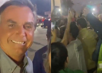 Candidato à reeleição, Jair Bolsonaro é recebido por multidão em Teresina; assista