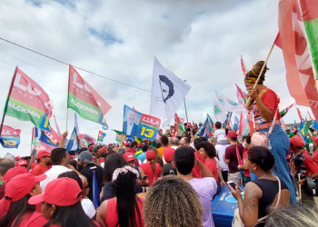 Em ato na Ponte da Amizade, lideranças do PT do Piauí e Maranhão realizam manifestação pró-Lula