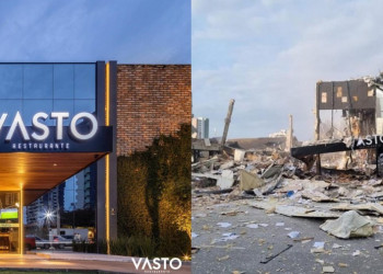 Vasto Restaurante: veja imagens do antes e depois da explosão em Teresina