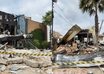 Forte explosão destrói Vasto Restaurante na zona Leste de Teresina; assista