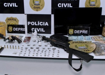Homem é preso com armas, drogas e R$ 13 mil na zona Sul de Teresina