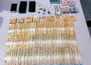 Homens são presos com drogas e mais de R$ 7 mil na zona Norte de Teresina