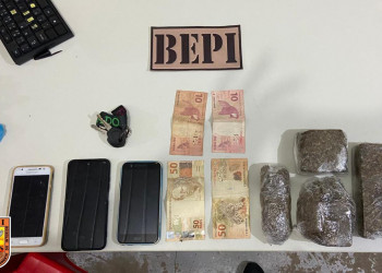 Polícia Militar captura trio que realizava delivery de drogas em Picos