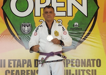 Sargento da PMPI conquista medalha de ouro no Ceará Open de Jiu-Jitsu 2023