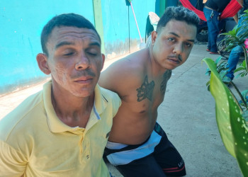 Irmãos do tráfico são presos com drogas e arma de policial em Teresina