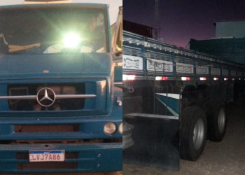 Caminhão com carga de R$ 100 mil roubado no Pernambuco é recuperado no Piauí