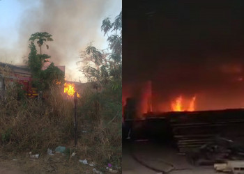 Incêndio de grandes proporções atinge imóvel em Teresina; bombeiros são acionados