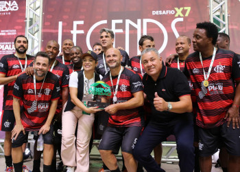 Na reabertura da Arena Verdão, Flamaster vence o Piauí por 8 a 5 no Legends Desafio X7