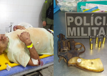 Homem sofre acidente e é preso ao ser flagrado com arma durante atendimento médico no Piauí