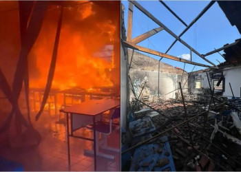 Alunos terão aulas remotas e serão realocados para escola após incêndio no campus da Uespi em Uruçuí