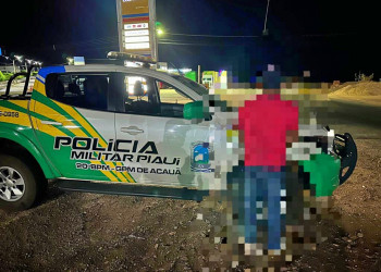 Suspeito de estelionato e associação criminosa é preso pela PM no interior do Piauí