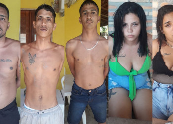 Suspeitos de diversos roubos no Norte do Piauí são presos; vídeo mostra ação do grupo