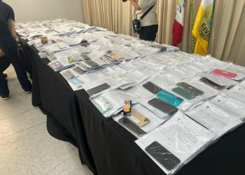 Secretaria de Segurança inicia devolução de 500 celulares com restrição de furto e roubo no Piauí